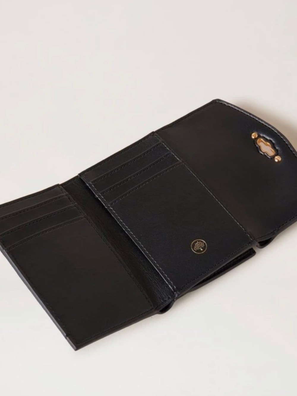 Mulberry Darley Folded Multi-Card Wallet in Black - Picture 2 of 4